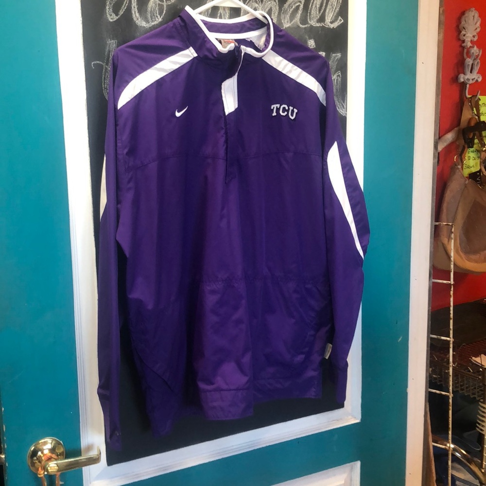 TCU purple men’s wind jacket